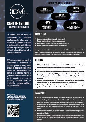 Caso de estudio con datos