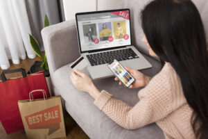 descuento por temporada de compras con rebajas 1